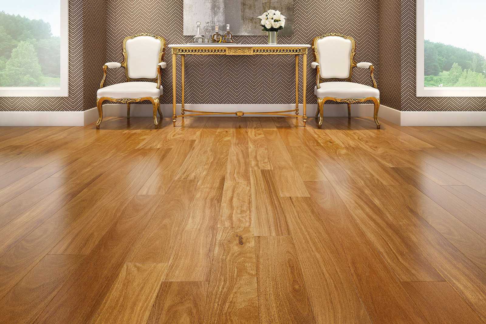 Parquet massif chêne Cumaru Blond Select Vernis, parquet massif pas cher