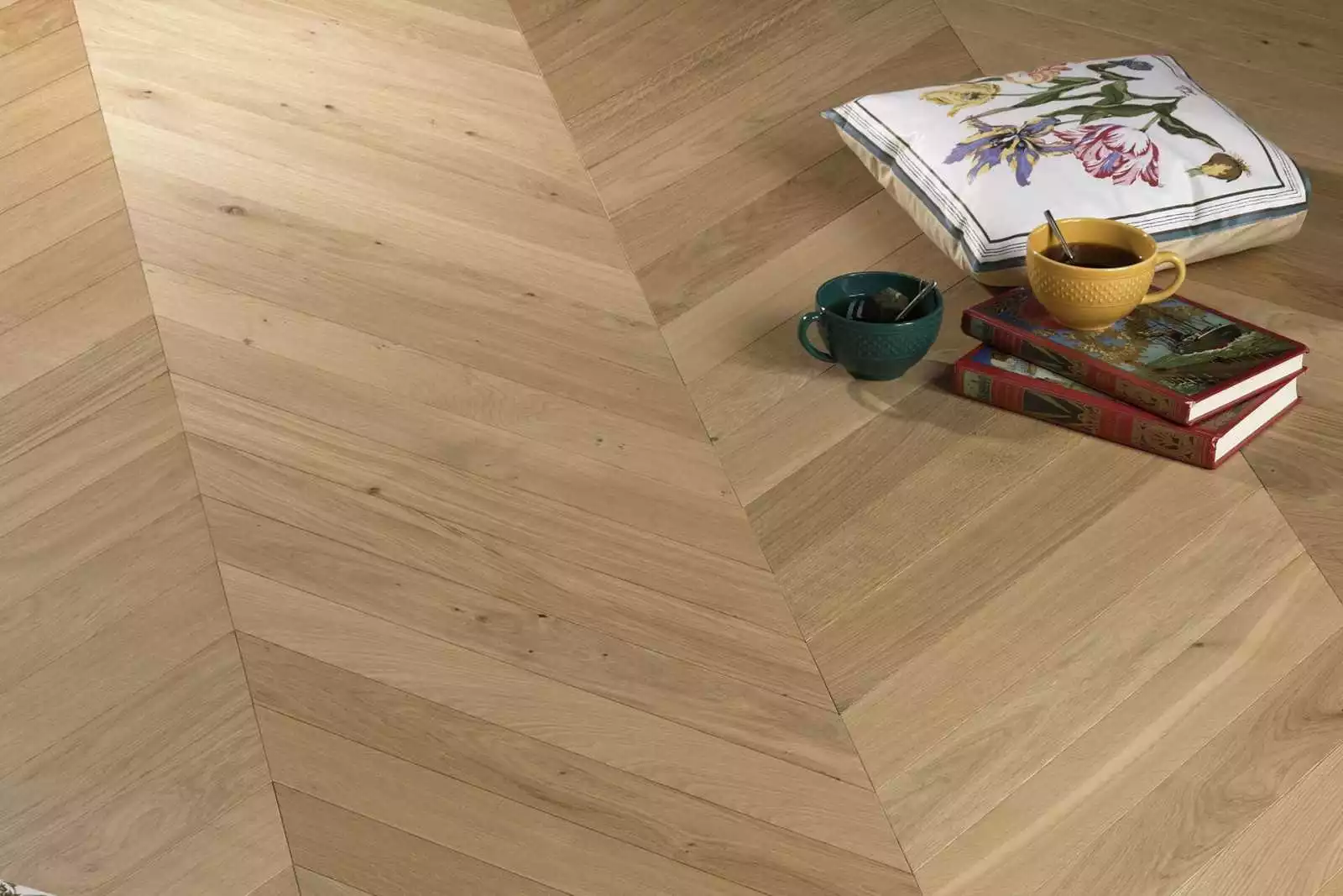 Parquet Chêne massif huilé Invisible Larg. 9 cm
