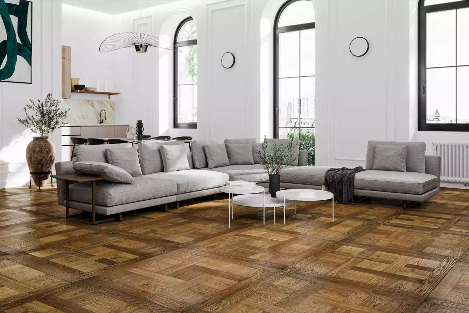 OILED SMOKED PRIME CHANTILLY TILES