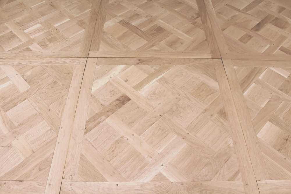 Parquet massif chêne Dalles De Versailles chevillées Nobless BRUT, parquet massif pas cher