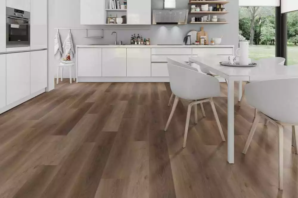 lame PVC vinyle Solide Walnut Natural XL