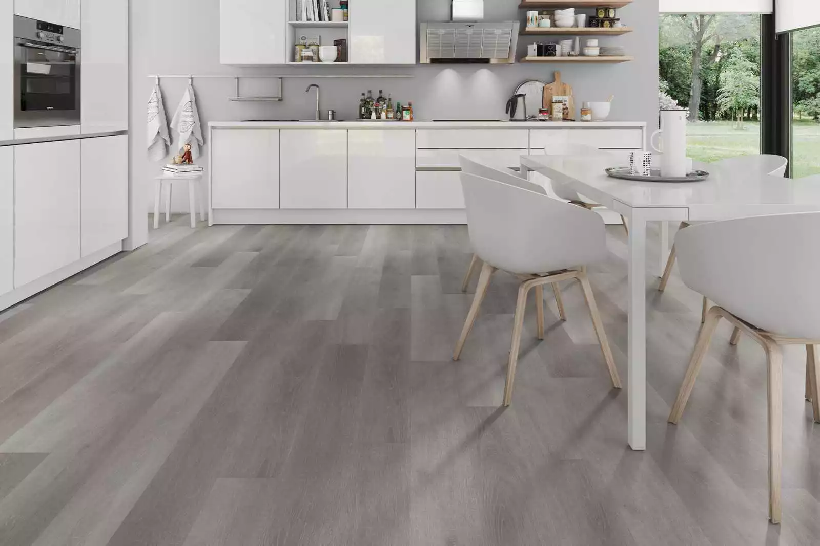 lame PVC vinyle Solide Flemish Oak Grey XL