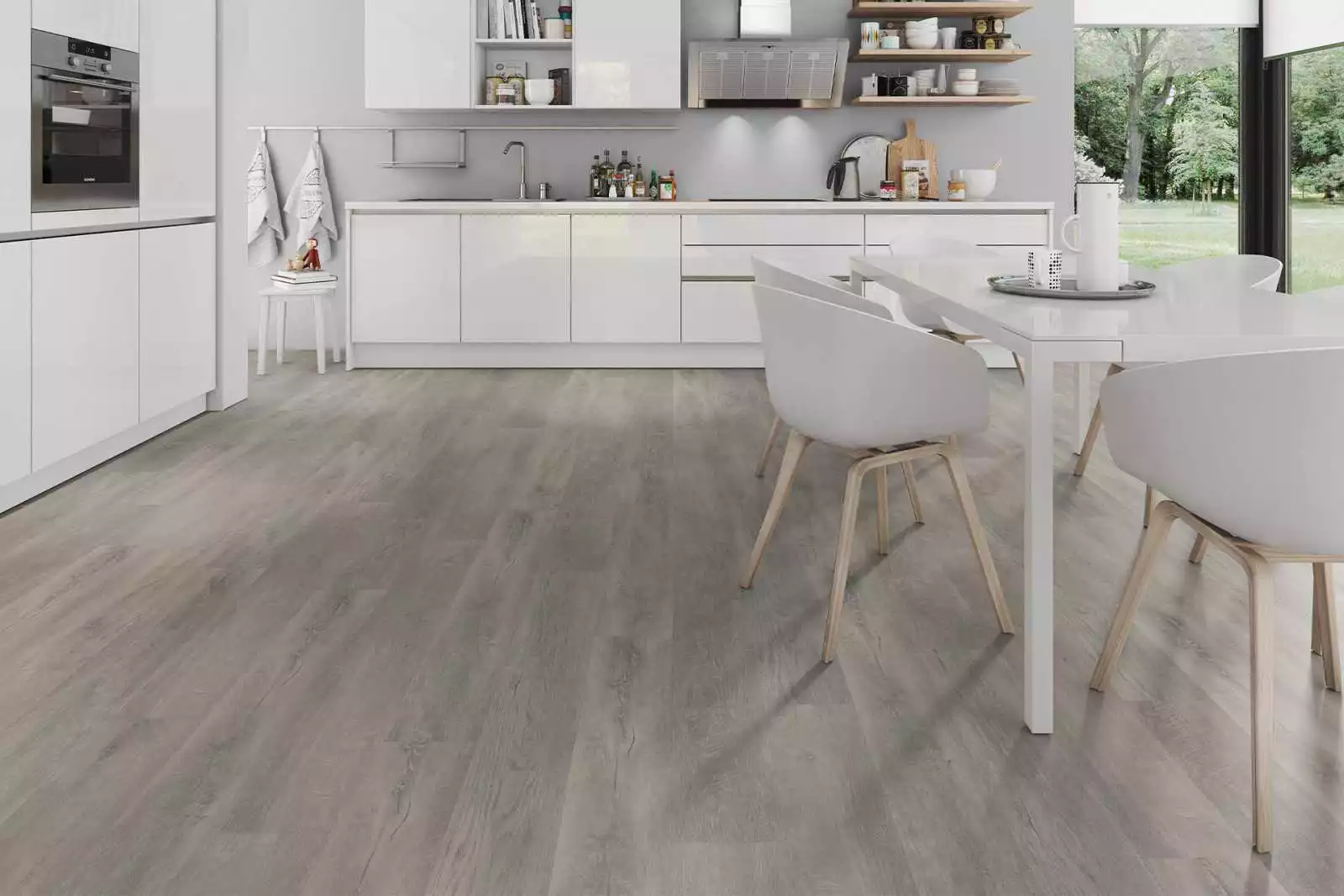 lame PVC vinyle Solide Old Oak Greige XL