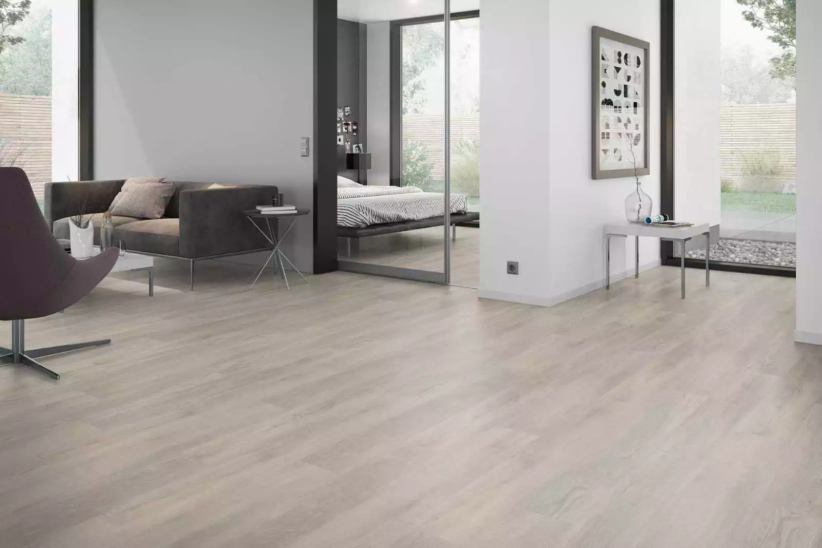 lame PVC vinyle Solide Old Oak Light Beige XL