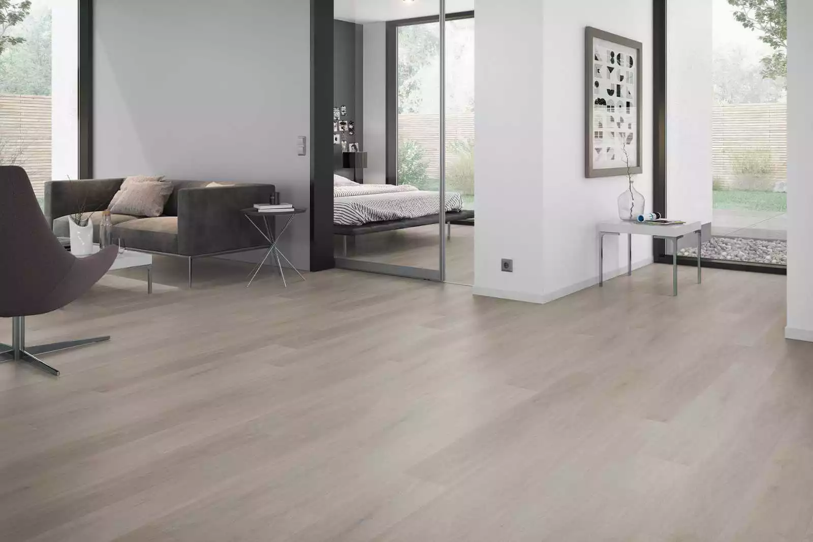 lame PVC vinyle Solide English Oak Greige XL