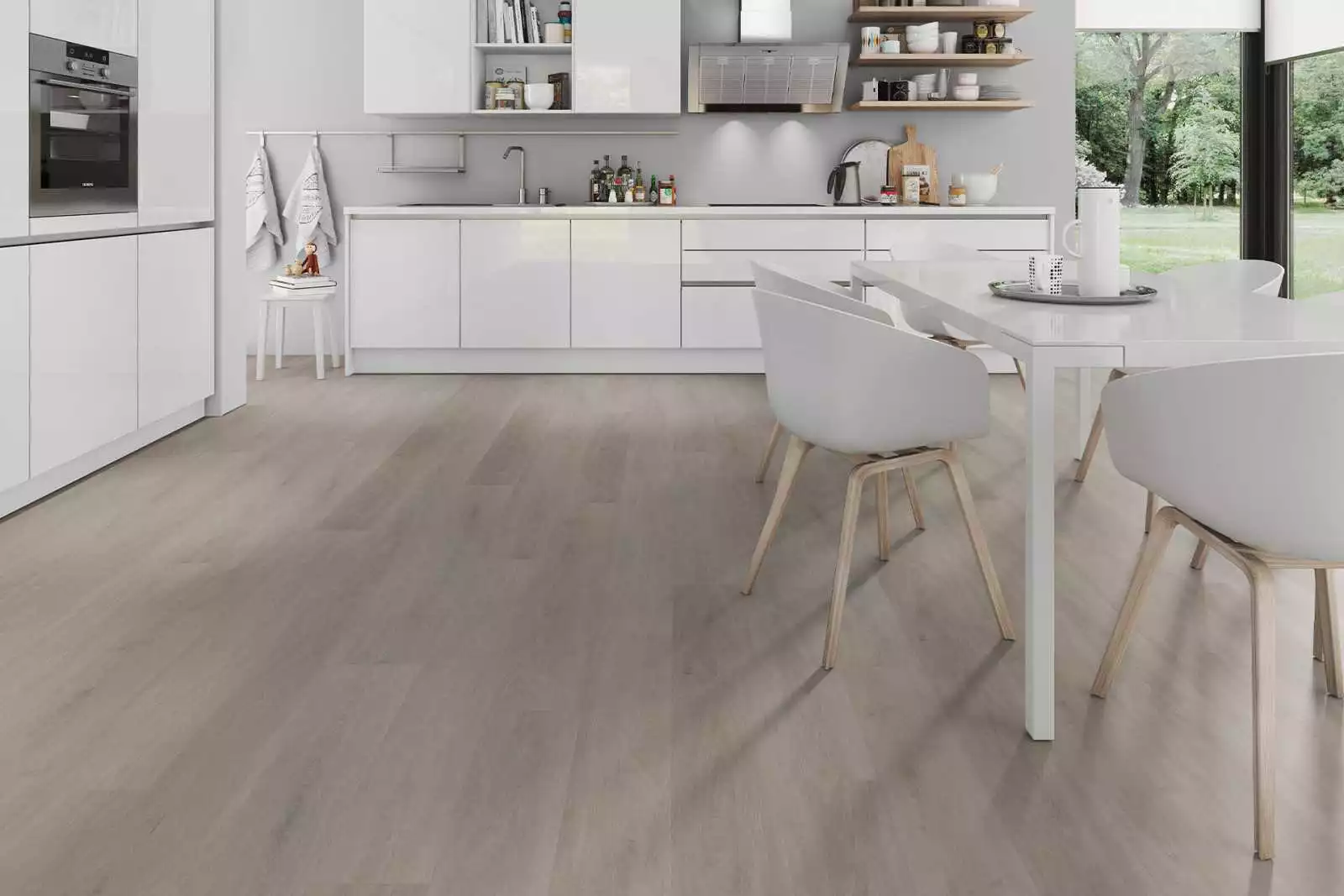 lame PVC vinyle Solide English Oak Greige XL
