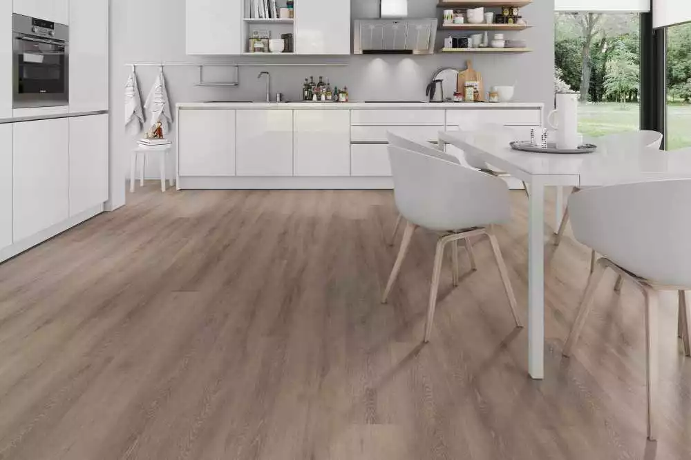 lame PVC vinyle Solide Cerused Oak Dark Natural XL