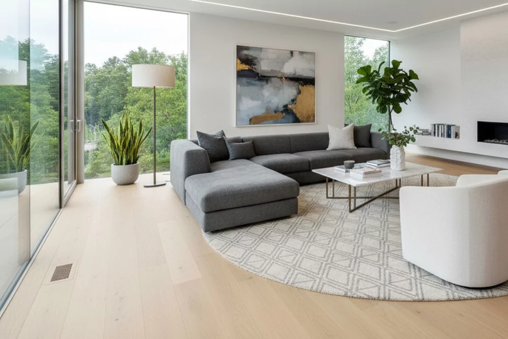 Parquet contrecollé chêne SÉLECTION SABLE XL VERNIS, parquet pas cher