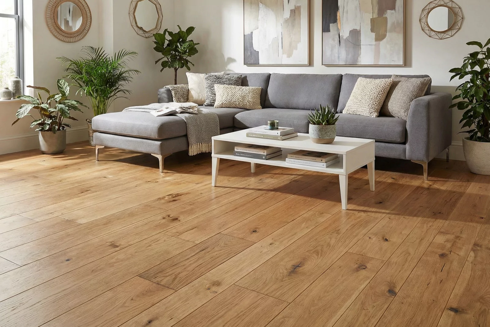 Parquet massif Chêne Country Natur 130 mm