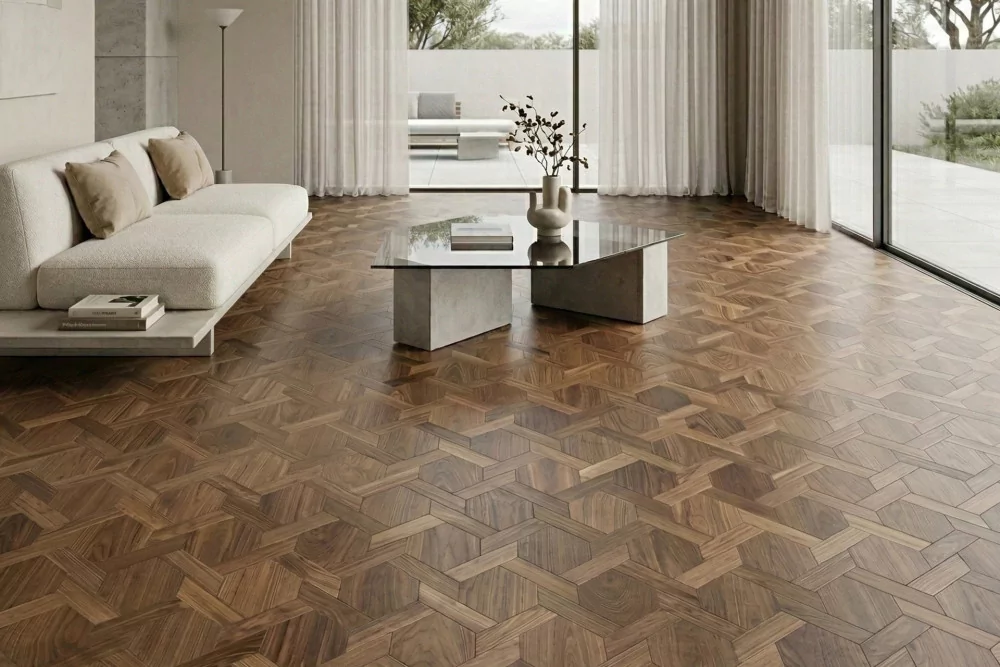 parquet contrecollé TRECCIA NOYER