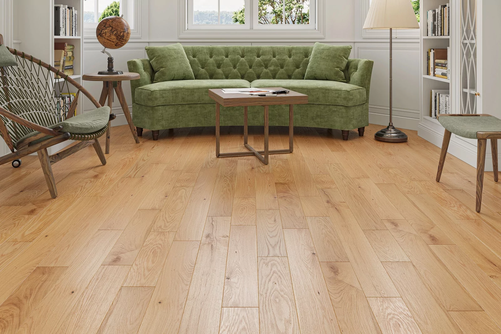 Parquet contrecollé Chêne Authentic Natur 160 mm