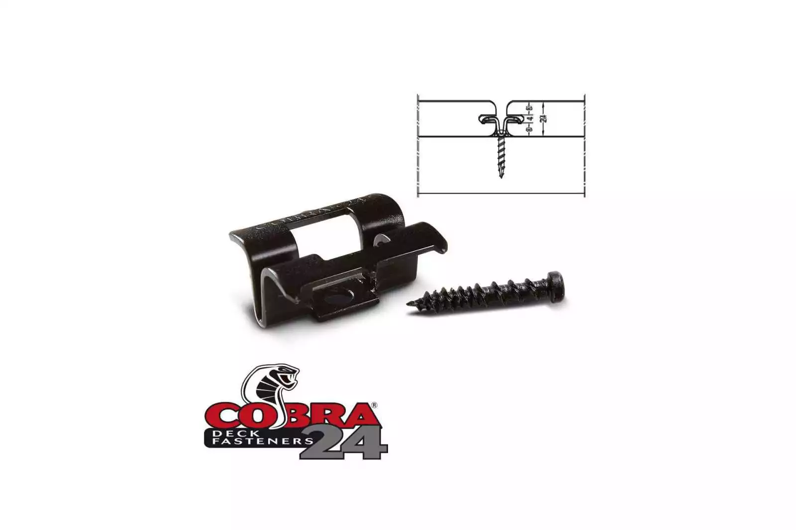 COBRA 24 STAINLESS STEEL CLIPS